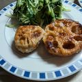 クックパッド's cooksnap of when they made リメイク！里芋煮物のれんこん焼き.
