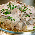 ぴろぞ～'s cooksnap of when they made ☆　もやしと豚肉のレンジで蒸ししゃぶ　☆.