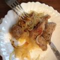 ぴーやんうし's cooksnap of when they made 豚ロースステーキ★ コンソメバター風味♪.