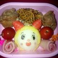 三姉妹ママゆい's cooksnap of when they made キャラ弁☆ドラミちゃん弁当.