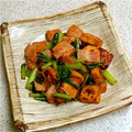 ぺぱにゃん's cooksnap of when they made 簡単！ 厚揚げと小松菜炒め.