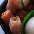 ４番目's cooksnap of when they made ベーコン好き息子のお弁当に！ベーコン串☆.