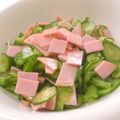 papikun's cooksnap of when they made ◎きゅうりとハムの酢の物！こしょう入り.