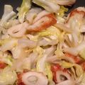 ほがら's cooksnap of when they made °＊キャベツと竹輪のマヨポン炒め＊°.