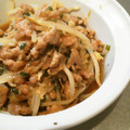 ru-(u‿ฺu✿ฺ)'s cooksnap of when they made 豚ひき肉ともやし炒め.