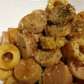 Buzz519's cooksnap of when they made ちくわと魚肉ソーセージのカレー炒め.