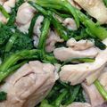 ♪まるえ's cooksnap of when they made 鶏と春菊の柚子胡椒ポン酢.