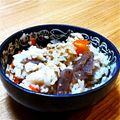 achipo's cooksnap of when they made おでんの残ったダシ汁＆具で炊き込みごはん.