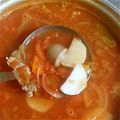 neomineo's cooksnap of when they made カブと鶏肉のトマトスープ.