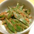 mimimimizo-'s cooksnap of when they made さやいんげんの梅味噌マヨ和え.