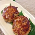 ひぐせと's cooksnap of when they made 鶏ひき肉の和風ハンバーグ.