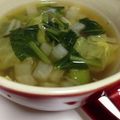 b1b21222's cooksnap of when they made ほっこり☆白菜と小松菜の生姜スープ.
