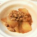 hisatamago's cooksnap of when they made 大根と挽肉の甘辛煮.