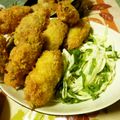 ☆素敵女子☆'s cooksnap of when they made 豚薄切り肉のしそチーズ巻きフライ.