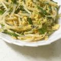 かりあん's cooksnap of when they made 材料３つで　ニラとモヤシの卵炒め.