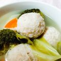 ベランダやくぜん's cooksnap of when they made 生姜たっぷり鶏団子スープ♡.