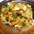 魔魅射's cooksnap of when they made 鶏とごぼうの和風ピラフ.