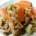 sea04's cooksnap of when they made ウスターソースが決め手！豚肉の甘辛炒め.