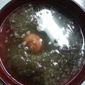 かぴーな's cooksnap of when they made 激早！おぼろ昆布と梅干しの吸い物.