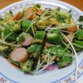 BAKKI's cooksnap of when they made パパッと出来るおくらとウインナー卵炒め❤.