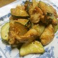 tamamiya55's cooksnap of when they made 味噌なのにあっさり！鶏とズッキーニ炒め。.