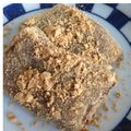 血糖値をあげない献立's cooksnap of when they made 信玄餅っぽい？黒糖ぎゅうひ☆きな粉がけ.