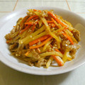 nasubeam's cooksnap of when they made 節約&時短レシピ！さつま揚げきんぴら.