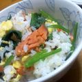 うっううー's cooksnap of when they made ほうれん草＆鮭ご飯.