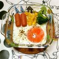airi777's cooksnap of when they made おひとりさま用トースターで目玉焼き.