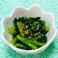 tokotann's cooksnap of when they made 小松菜のからし和え。.