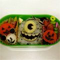 はとしまま's cooksnap of when they made うずらでハロウィンミニー♡キャラ弁おかず.