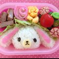 maimai1120's cooksnap of when they made シュガーバニーズのお弁当（キャラ弁）.