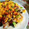 ばぶﾁｬﾝ's cooksnap of when they made 簡単5分で！春色ちらしずし♪.