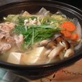 misatona's cooksnap of when they made 濃厚スープが自慢♡我が家の鶏豚鍋.