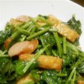 ゆきんこサン's cooksnap of when they made ベーコンと空心菜のピリ辛スタミナ炒め.