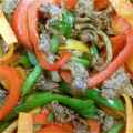 ちをりん's cooksnap of when they made 牛コマとピーマンの旨辛炒め.