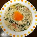 ぷちぷち♪♪'s cooksnap of when they made 冷やご飯でカルボナーラ風リゾット★音更.