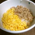 本日のレシピ's cooksnap of when they made ふっくら鶏そぼろ丼.