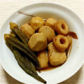 まおなや's cooksnap of when they made 里芋とオクラのうま煮.