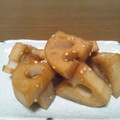 ～ゆら～'s cooksnap of when they made 厚切り蓮根の照り焼ききんぴら.
