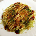Mike929's cooksnap of when they made お好み焼き気分♪な目玉焼き.