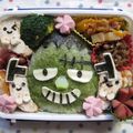 hirotofumi's cooksnap of when they made キャラ弁☆ハロウィンフランケンシュタイン.