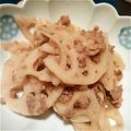 あいすけぽん's cooksnap of when they made れんこんとひき肉のきんぴら.