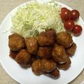 まゆta's cooksnap of when they made 簡単＆ヘルシー！揚げない肉団子☆.
