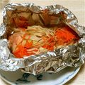 ぴぃーちゃそ's cooksnap of when they made 鮭とキノコのホイル焼き.