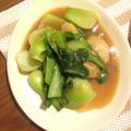 ディヤーナ's cooksnap of when they made 塩麹を使った☆チンゲン菜と帆立の塩麹炒め.