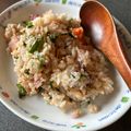 たんたん　's cooksnap of when they made 塩シソで♡明太ピラフ.