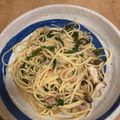 よッちャん's cooksnap of when they made ツナと大葉のガーリックぱすた.