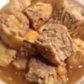 liarra's cooksnap of when they made 油揚げに鶏&海老ミンチのサンド煮～＾＾.