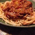 まんち汁's cooksnap of when they made 大豆ミートでミートソースパスタ.